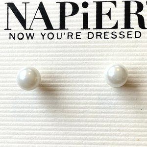 Vintage Napier Pearl Studs - NEW